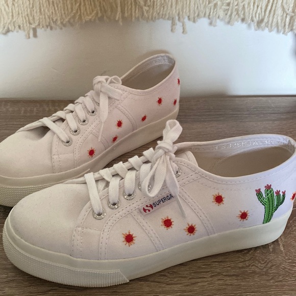 Superga Shoes - SUPERGA X Chicago Latinas Fernanda Cactus Platforms